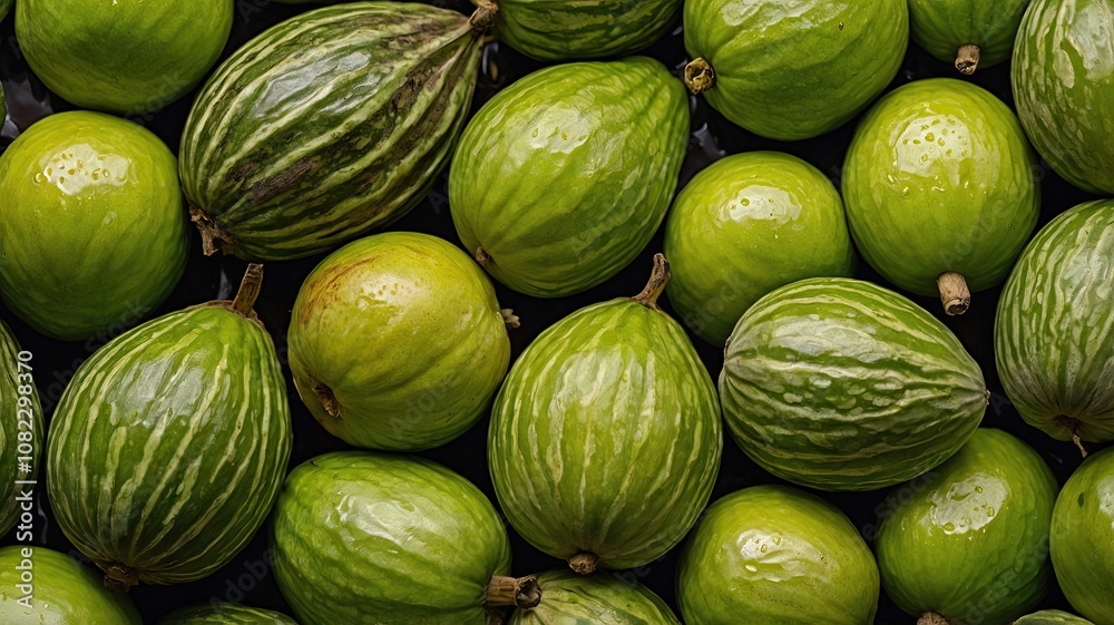 Chebulic Myrobalans, Myrolan Wood (Terminalia chebula) Fresh Glossy Green Fruits - Herbal Superfood and Ayurvedic Medicine Chebulic Myrobalans, Myrolan Wood (Terminalia chebula) Fresh Glossy Green Fruits - Herbal Superfood and Ayurvedic Medicine