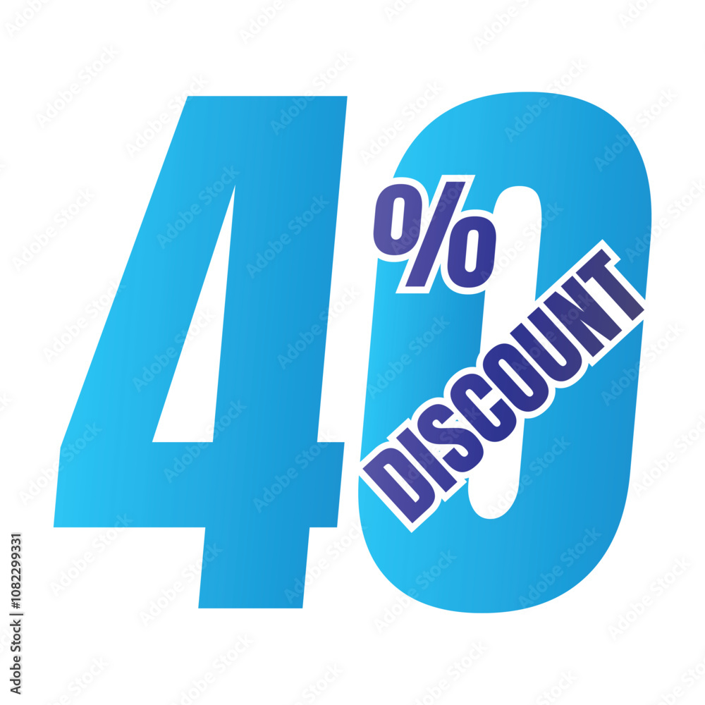 40 percent discount deal icon, 40% special offer discount vector, 40 percent sale price reduction offer, Friday shopping sale discount percentage design 40 percent discount deal icon, 40% special offer discount vector, 40 percent sale price reduction offer, Friday shopping sale discount percentage design