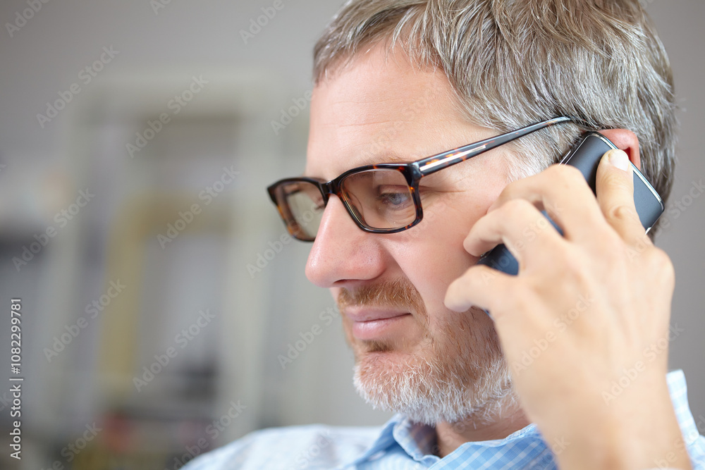 Businessman sitting at the table in the office and working Businessman sitting at the table in the office and working