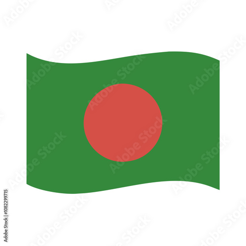 Bangladesh flag with green background and red circle Free Download Bangladesh flag with green background and red circle - GFXLoad