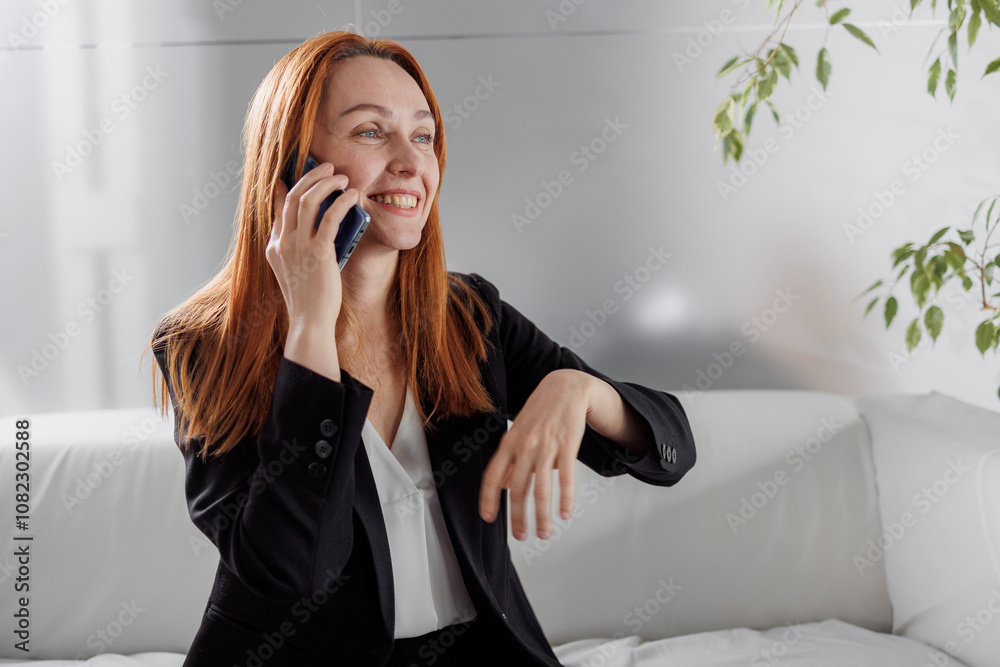 Businesswoman on Phone Call Businesswoman on Phone Call