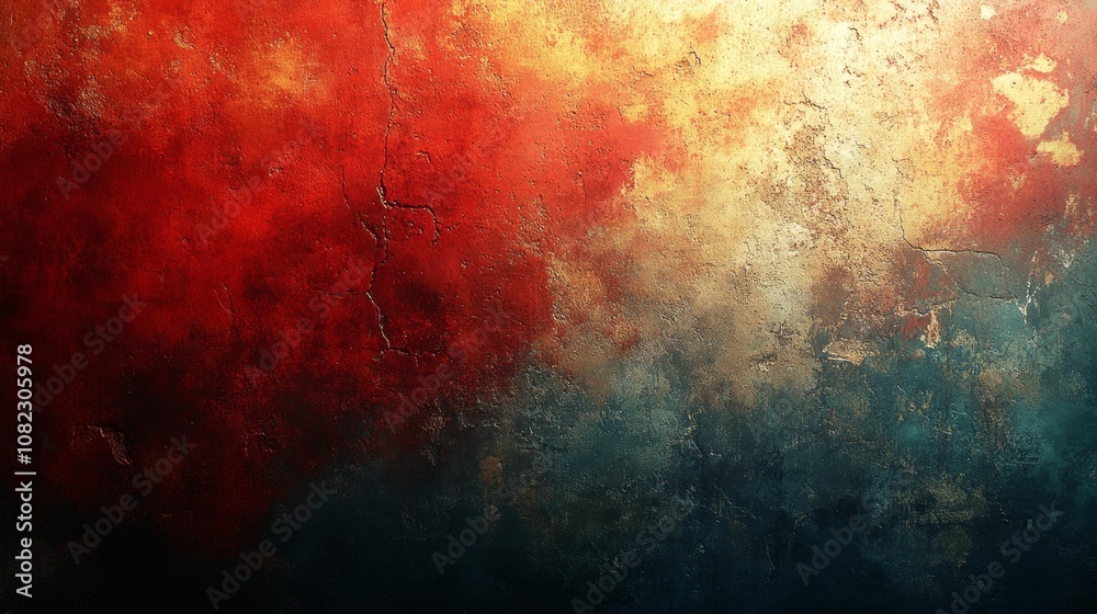 Fototapeta premium Vietnam Flag Texture Background. Generative AI