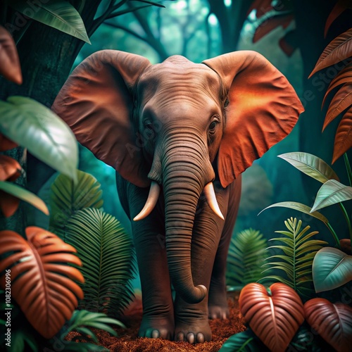 King of the Jungle Animals Elephant