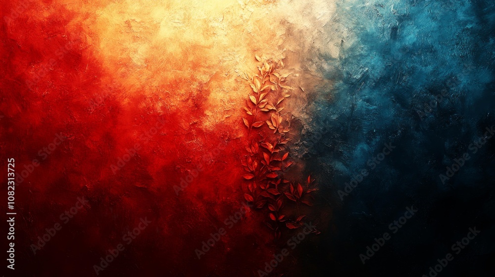 Abstract Art Background French Flag Colors. Generative AI