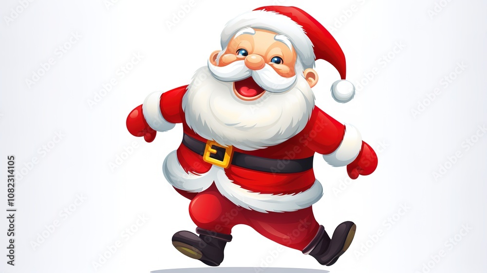 Cartoon illustration of celebration of Christmas,generated with AI. Cartoon illustration of celebration of Christmas,generated with AI.