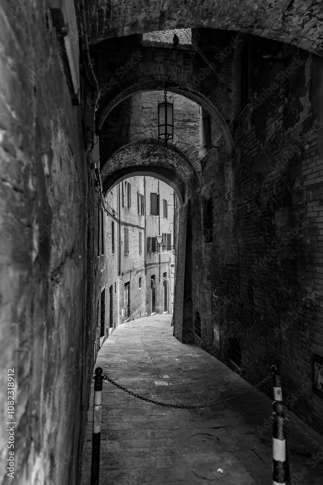 Generic architecture and street view in Siena, Tuscany, Italy Generic architecture and street view in Siena, Tuscany, Italy