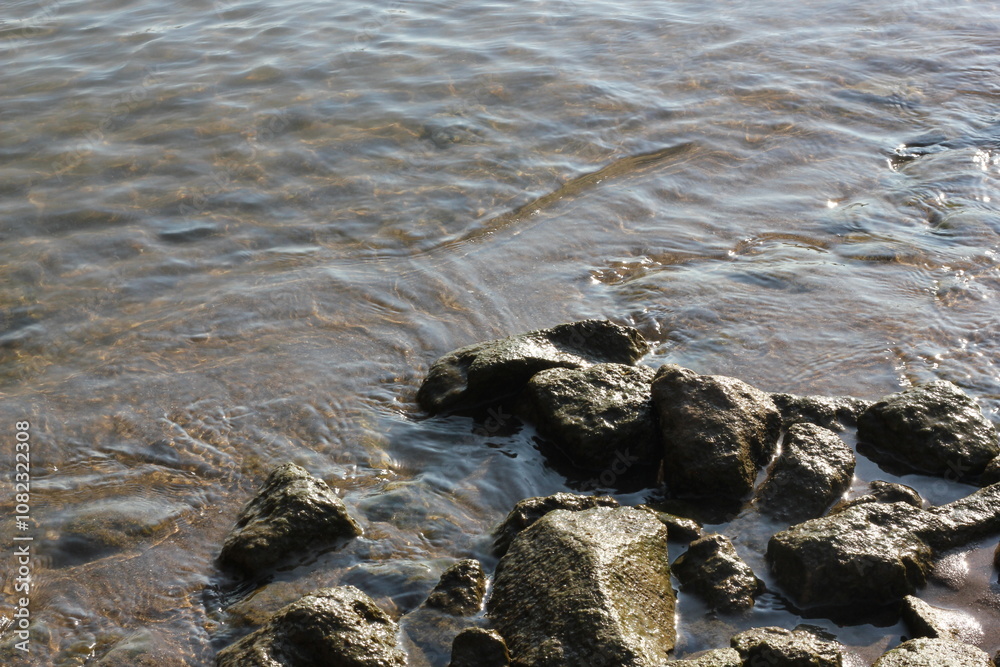 Obraz premium stones on the beach