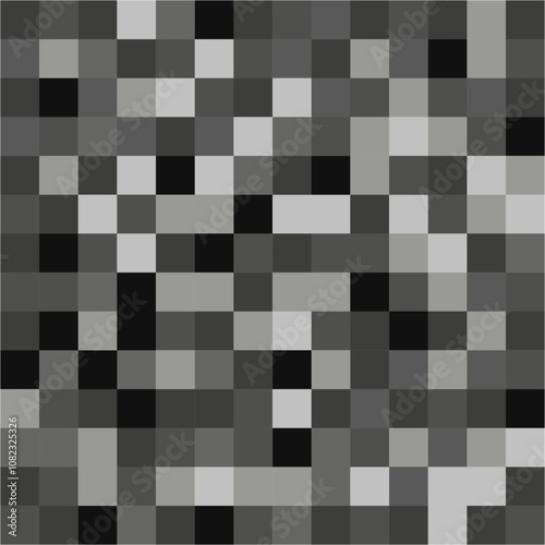 Censor Blur Checkered, Pixel Censoring Background. Vector Set Icons