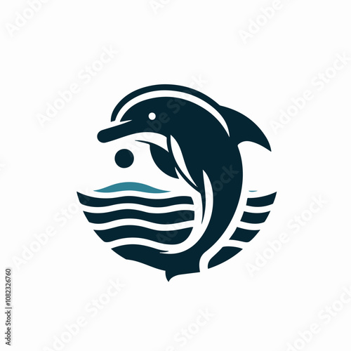 dolphin logo illustration