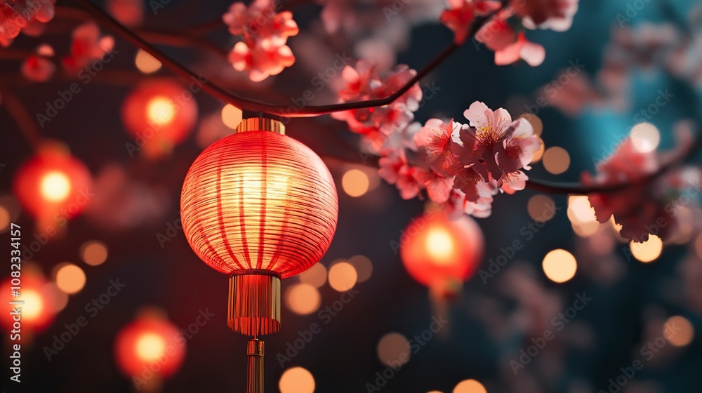 New Year's real background picture, Chinese style ,generative ai New Year's real background picture, Chinese style ,generative ai