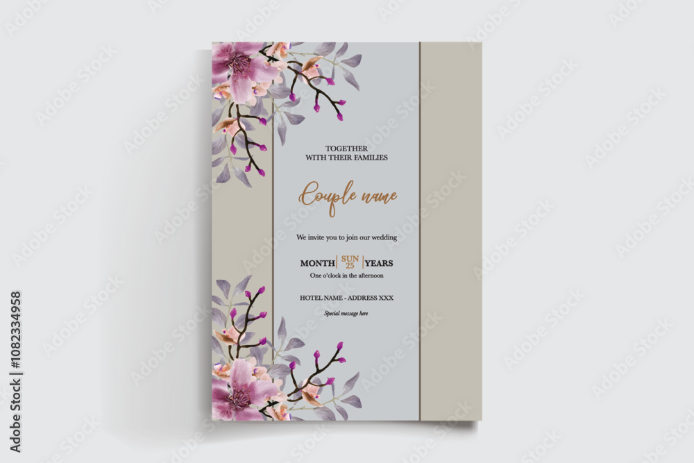 BRIDAL SHOWER FLORAL INVITATION TEMPLATE BRIDAL SHOWER FLORAL INVITATION TEMPLATE