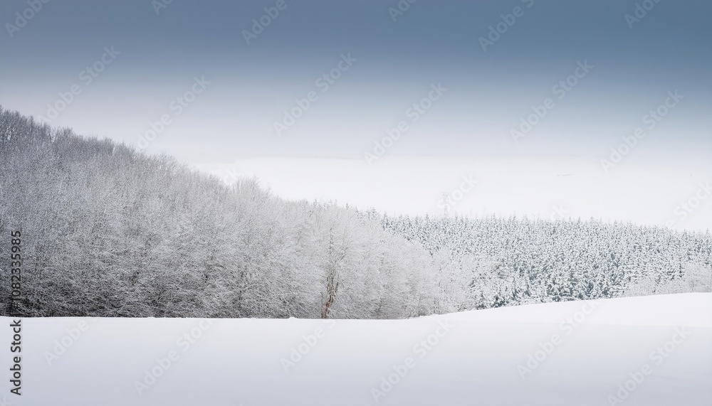 Naklejka premium Winter wonderland