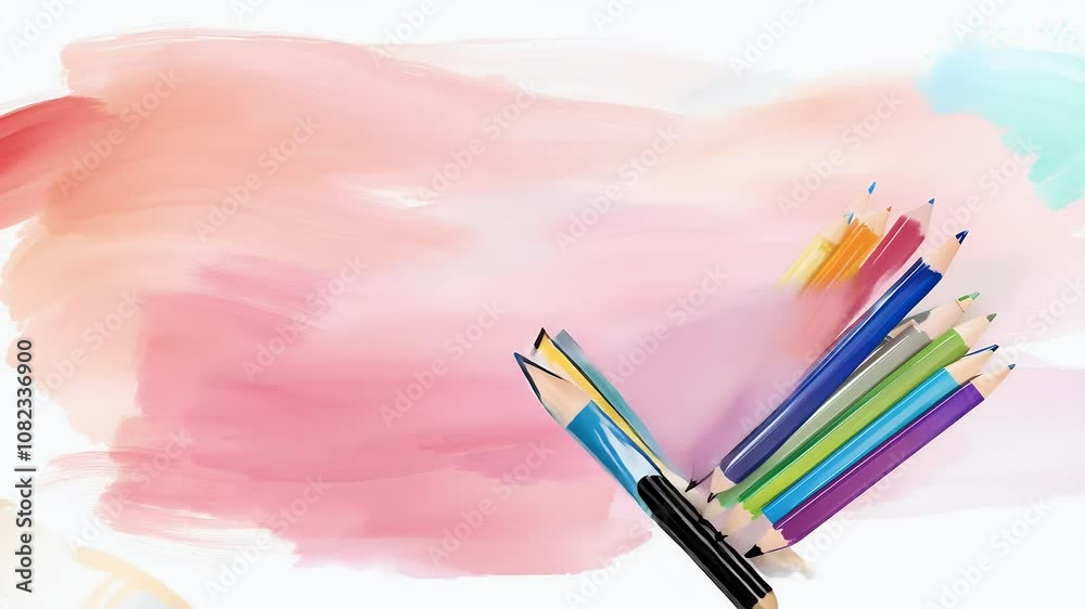 anime art life perfect educational content promotions targeting ng students parents backpack education summer background concept study crayons children creative class student cognition lesson