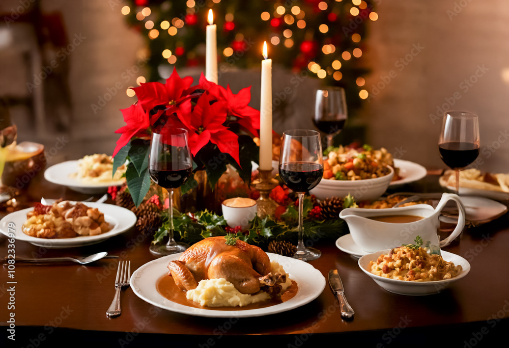 Elegant Christmas Dinner Table Setting with Rustic Holiday Decor-5 Elegant Christmas Dinner Table Setting with Rustic Holiday Decor-5