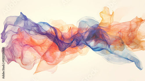 abstract colorful smoke photo