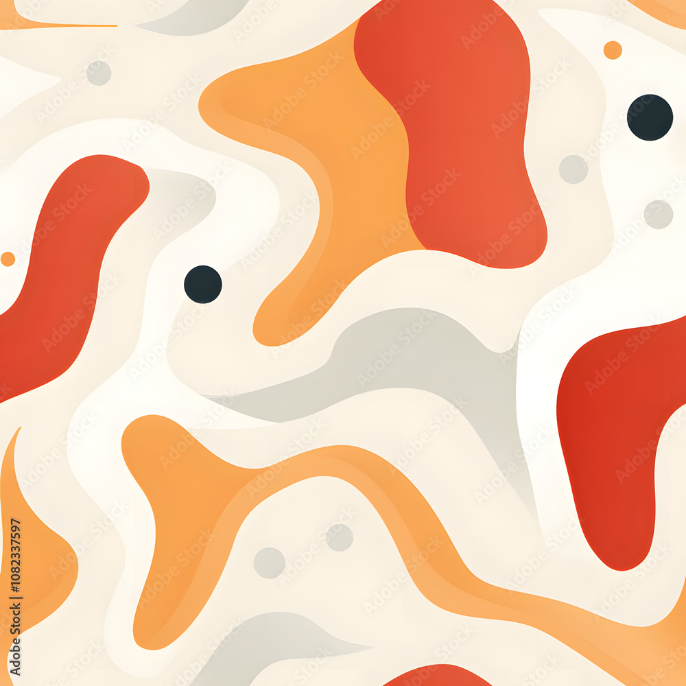 Seamless minimalist line art, sophisticated and elegant with organic shapes and warm colors Seamless minimalist line art, sophisticated and elegant with organic shapes and warm colors