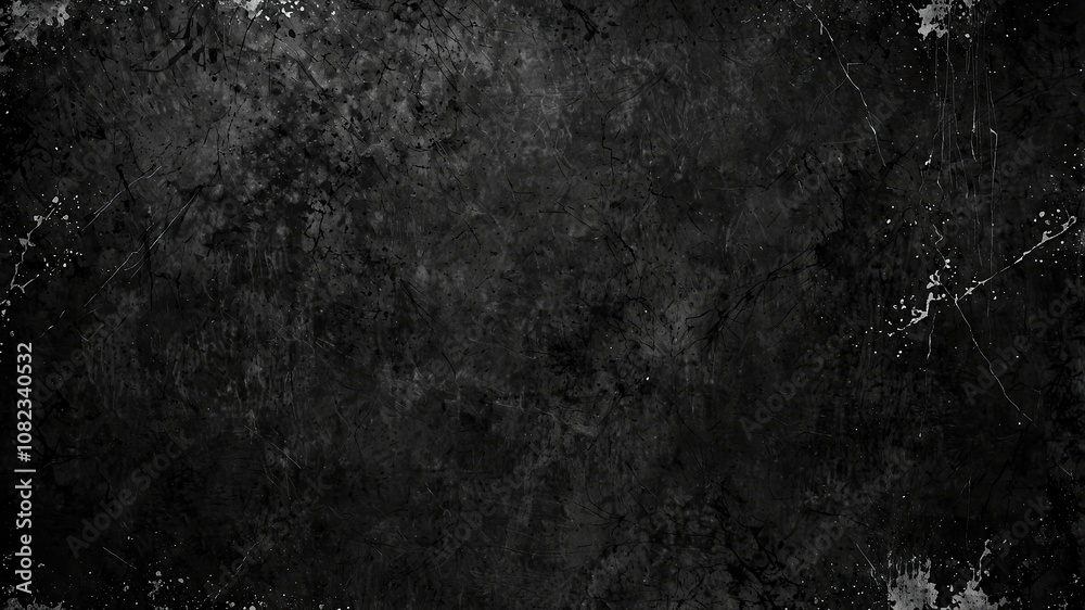Fototapeta premium Abstract black grunge texture background