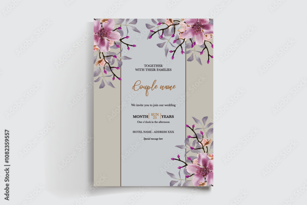 BRIDAL SHOWER FLORAL INVITATION TEMPLATE BRIDAL SHOWER FLORAL INVITATION TEMPLATE