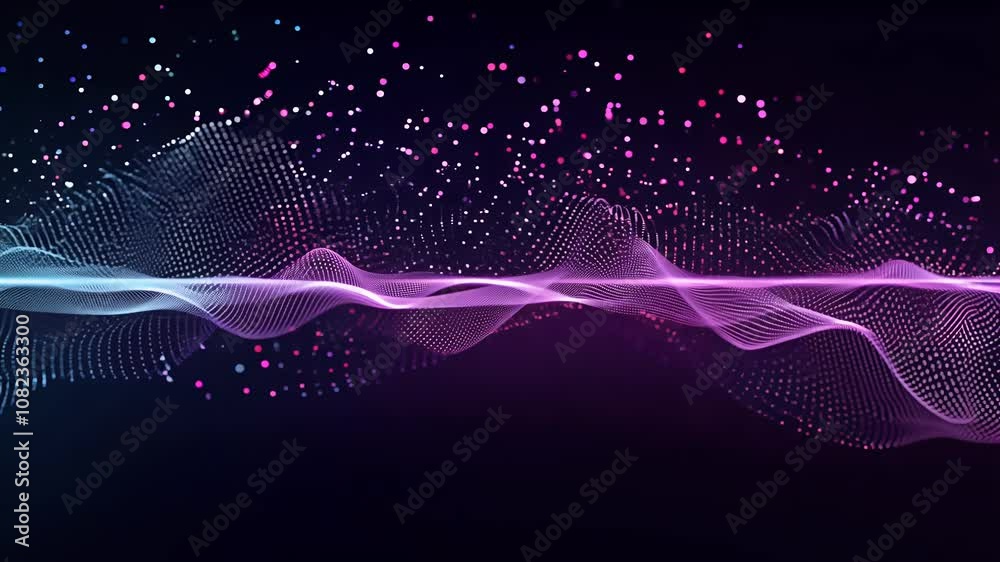 waves energy big data concepts glowing lines moving dynamic patterns screen futuristic dot digital 2023 advertising art black christmas colours curve datum design dotted effect festive footage game