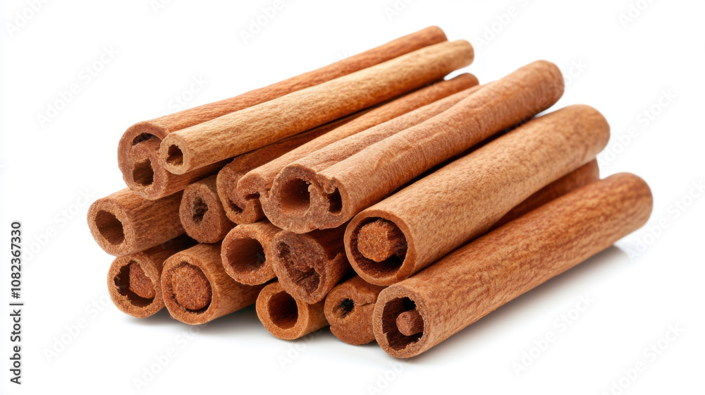 Fresh bake and grill, pile of cinnamon sticks bundled together, showcasing their rich brown color and unique texture, perfect for culinary use or decoration Fresh bake and grill, pile of cinnamon sticks bundled together, showcasing their rich brown color and unique texture, perfect for culinary use or decoration