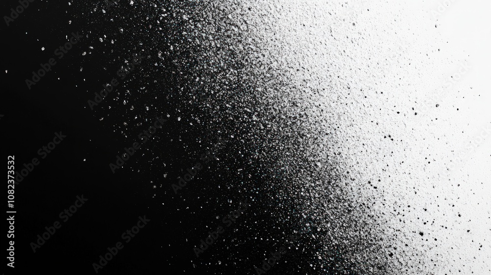Obraz premium Abstract Black and White Spray Paint Texture