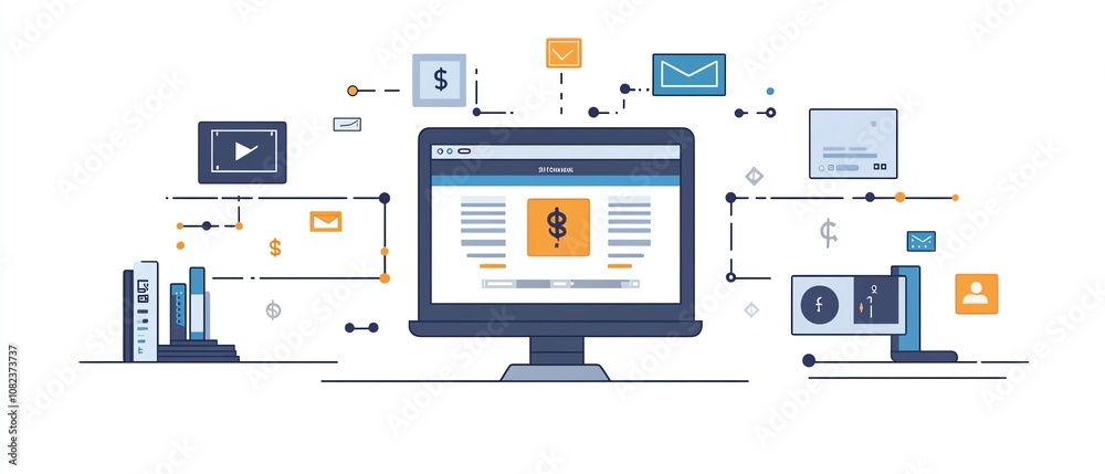 Online banking platform with secure digital money exchange, cloudbased data services, and digital advertising, futuristic design, and seamless technology integration for finance Online banking platform with secure digital money exchange, cloudbased data services, and digital advertising, futuristic design, and seamless technology integration for finance