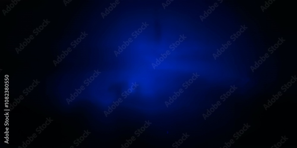 Fototapeta premium Abstract blue and black gradient background.