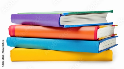 Stack of Colorful Books