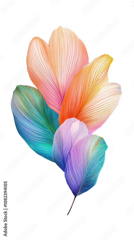 Fototapeta premium Vibrant Origami Bird in Flight Against Dark Grey Background Colorful Digital Illustration Movement Art.