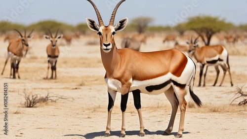 Africa's Etosha National Park is home to springbock antelope.