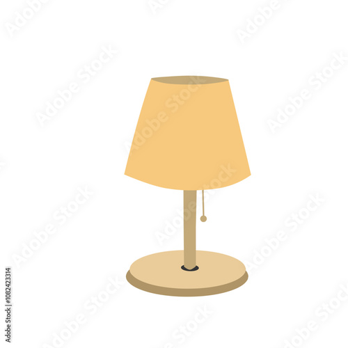 Set of lights. Flat design Illustration of modern hanging lamps 