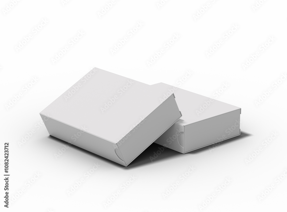Render of a rectangular sliding drawer box on a transparent background Render of a rectangular sliding drawer box on a transparent background