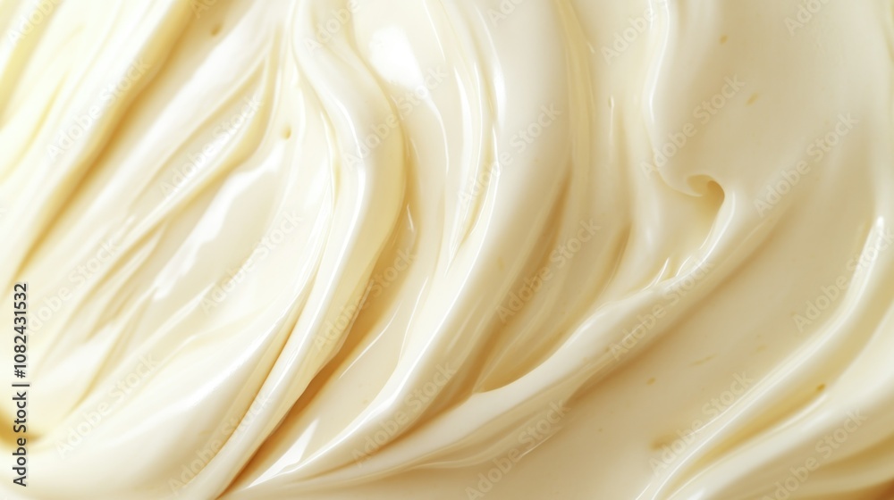 Creamy Swirl of Smooth White Texture Creamy Swirl of Smooth White Texture