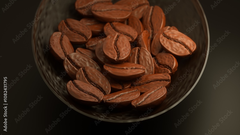 Obraz premium coffee beans in a bowl