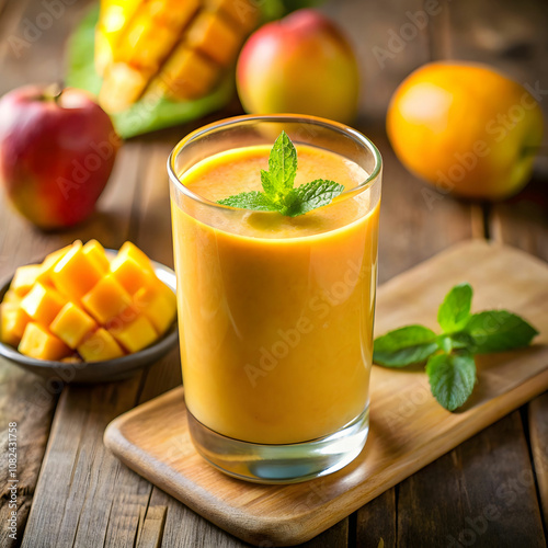 fresh mango smoothie