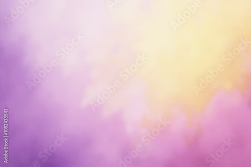 Soft gradient abstract background in purple and yellow