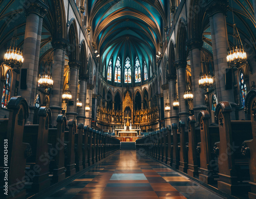 Church Interior. photo