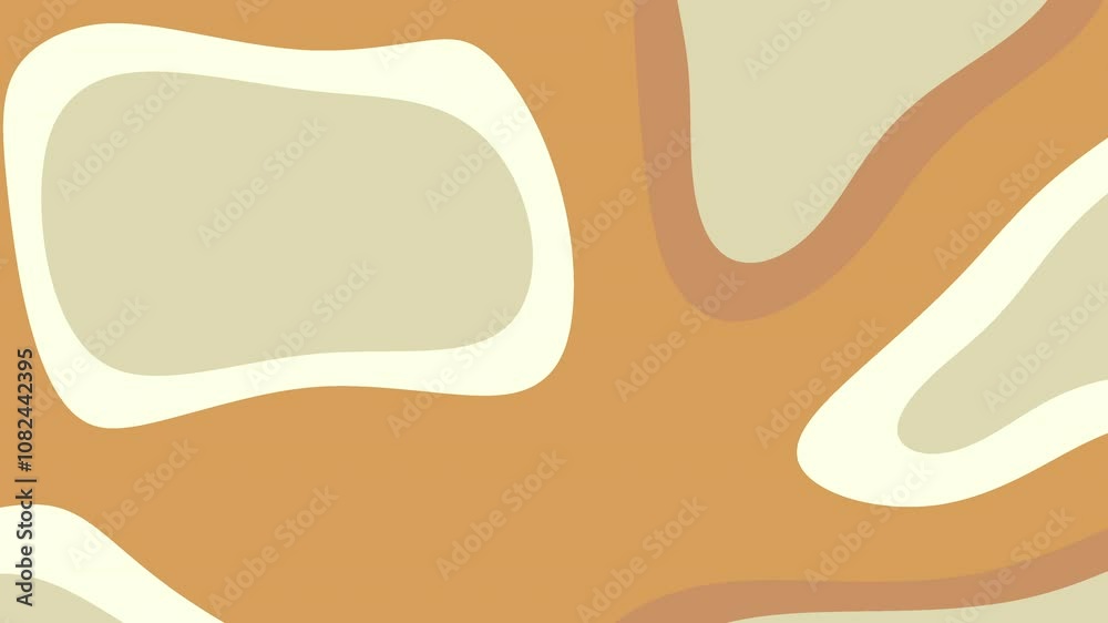 Dynamic animation with orange and beige organic abstract patterns, offering a modern and stylish backdrop for creative projects.
Dynamic animation with orange and beige organic abstract patterns, offering a modern and stylish backdrop for creative projects.