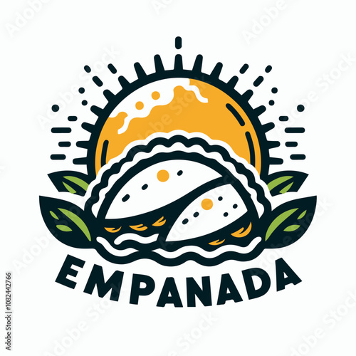 empanada logo illustration