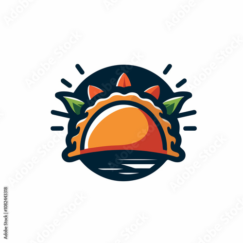 empanada logo illustration