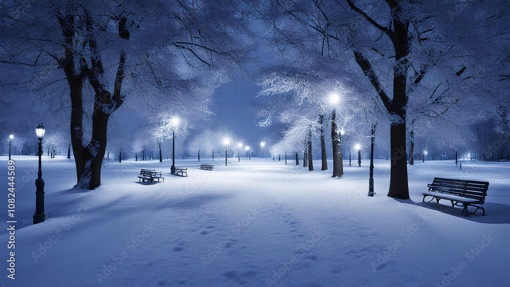 park with winter park with winter