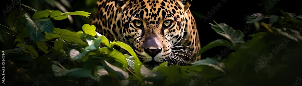 Jaguar in the Jungle: Close-up of a Majestic Predator Jaguar in the Jungle: Close-up of a Majestic Predator
