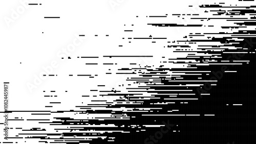Vector halftone background. Pixel contrast, monochrome mosaic. White and black pattern.