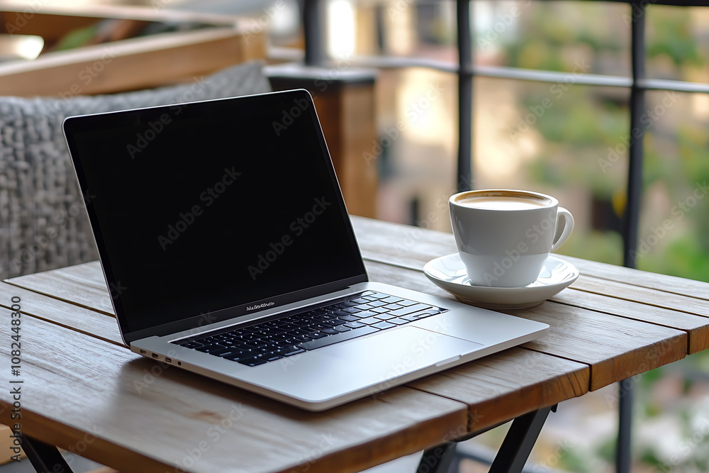 A minimalist photo of a table with an laptop, a cup of coffee, and a planner, set against a backdrop of soft, muted colors, creating a clean and peaceful workspace. A minimalist photo of a table with an laptop, a cup of coffee, and a planner, set against a backdrop of soft, muted colors, creating a clean and peaceful workspace.
