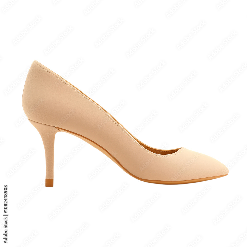 Beige Leather Pointed Toe Stiletto Heel Women s Shoes Fashionable Footwear Beige Leather Pointed Toe Stiletto Heel Women s Shoes Fashionable Footwear