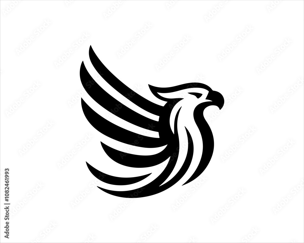 American Eagle logo design icon symbol vector illustration.