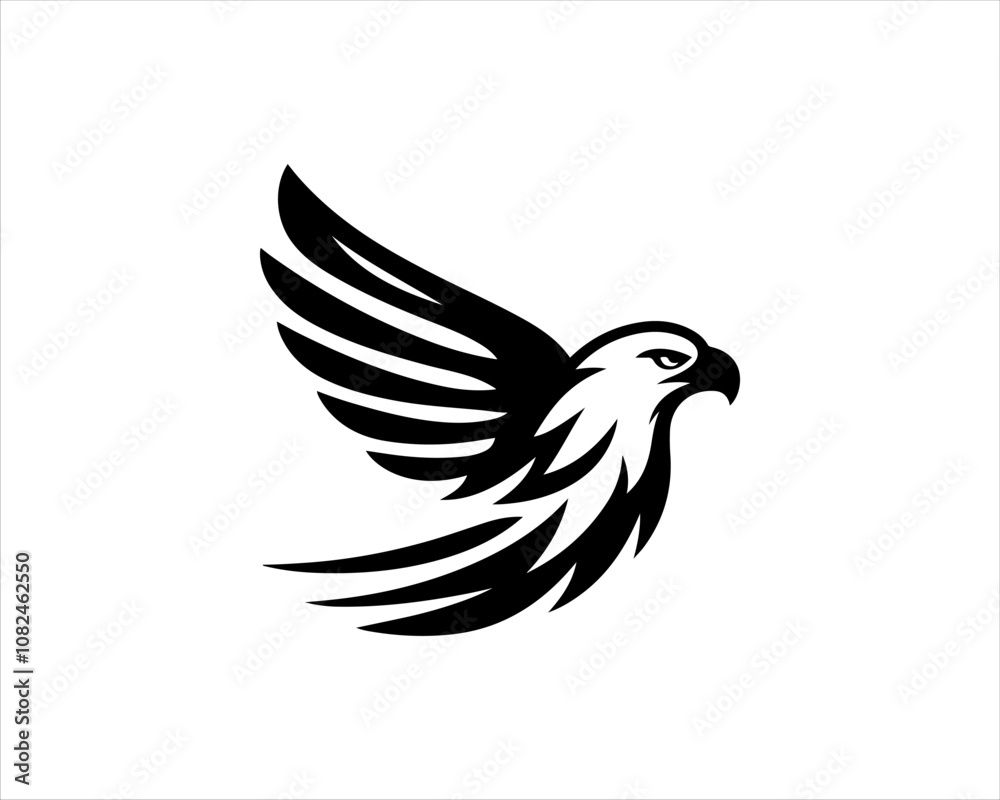 American Eagle logo design icon symbol vector illustration. American Eagle logo design icon symbol vector illustration.