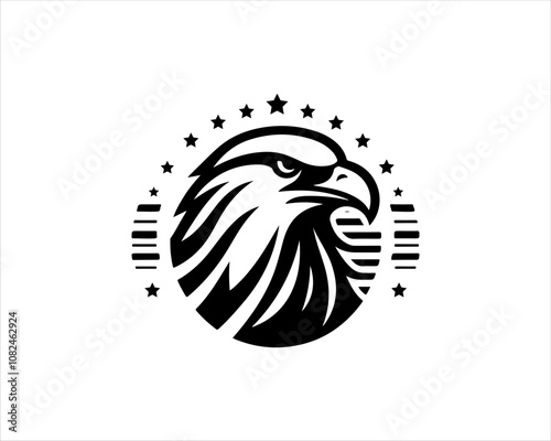 American Eagle logo design icon symbol vector illustration.