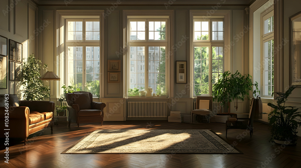 Minimalist Upper West Side pre-war apartment with restored moldings, classic Manhattan residence Minimalist Upper West Side pre-war apartment with restored moldings, classic Manhattan residence