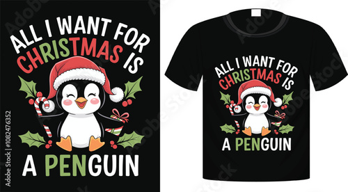 Merry Christmas holiday typography T-Shirt Design, Sticker, Bag, Mug Design for print ready
